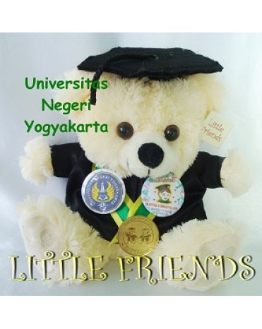 Boneka Wisuda Universitas Negeri Yogyakarta - Pendidikan (25 cm)